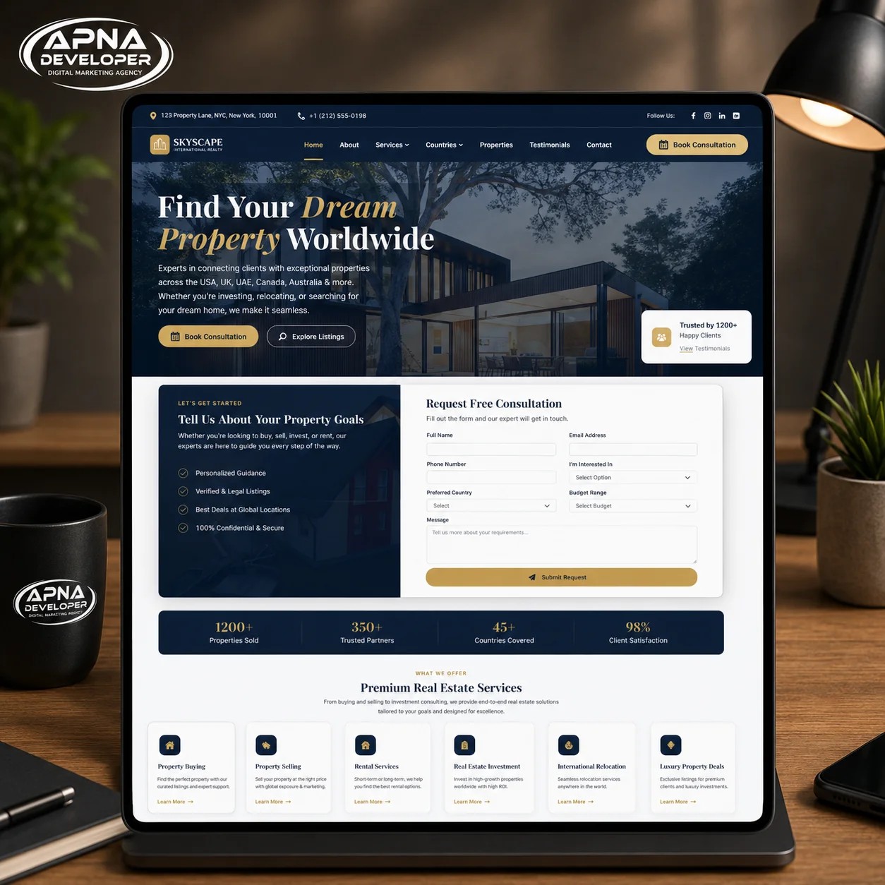 Real Estate Website